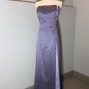 Michaelangelo Strapless Lavender Gown Y2K